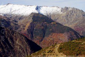 Cap de Fum - Mont Hourre vus de Tignalbu (1787m)