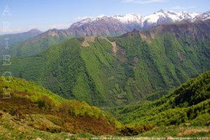 Vallée d'Orle vue du pic de Courbayran