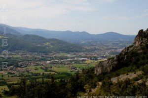 Vue sur Foix - Le Pech (700m)