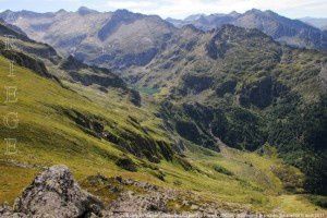 Etang du Garbet - Garbettou vus du pic des Planes (2063m)