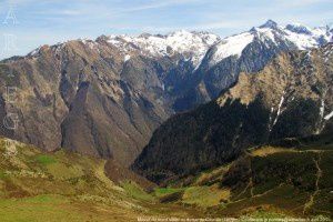 Massif du mont Valier vu du tuc du Coucou (1890m)