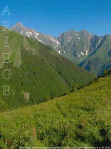 Mont Valier depuis le col de Pause (1563m)