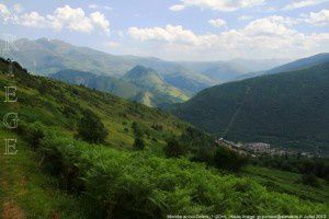 Montée au col Dolent (1100m)