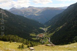 Vallée de Ransol vue de la cabane Coms de Jan (2220m)