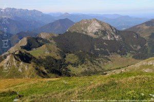 Mont Béas vu du mont Ceint (2088m)