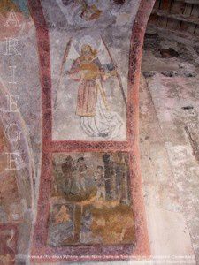 Fresque XVème - début XVIème siècle - Notre-Dame de Tramesaygues - Audressein