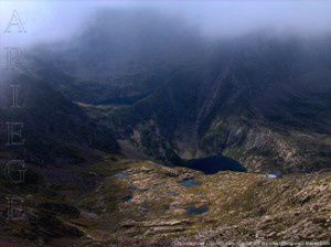 Les Estagnous depuis les Lauzets (vers 2600m)