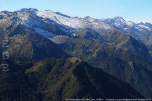 Le Certescan vu du mont Ceint (2088m)