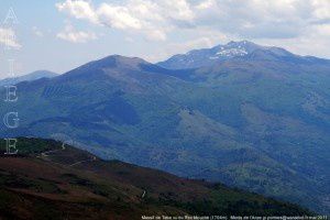 Mont Fourcat vu du Roc Mouché (1704m)