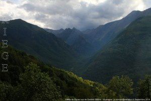 Vallée de Siguer vue de Gesties (958m)