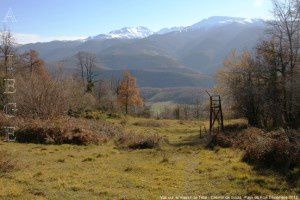 Vue sur le massif de Tabe - Soula