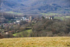 Vue sur Saint-Lizier - Chemin des Gabats - Saint-Lizier