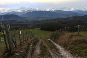 Montée au Bout de la Forêt - Vue sur les Pyrénées