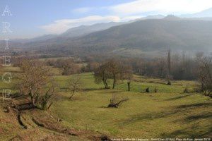 Vue sur la vallée de Lesponne - Saint-Cirac (613m)