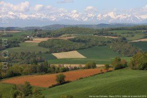 Vue sur les Pyrénées - Bajou