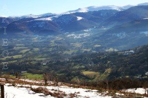 Monts de l'Arize - Serre-sur-Arget vus de Montcoustan (920m)