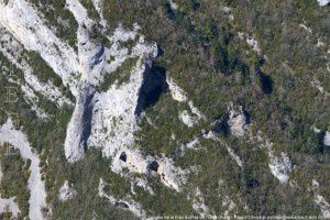 Gorges de la Frau depuis le pas de l'Ours (1400m)