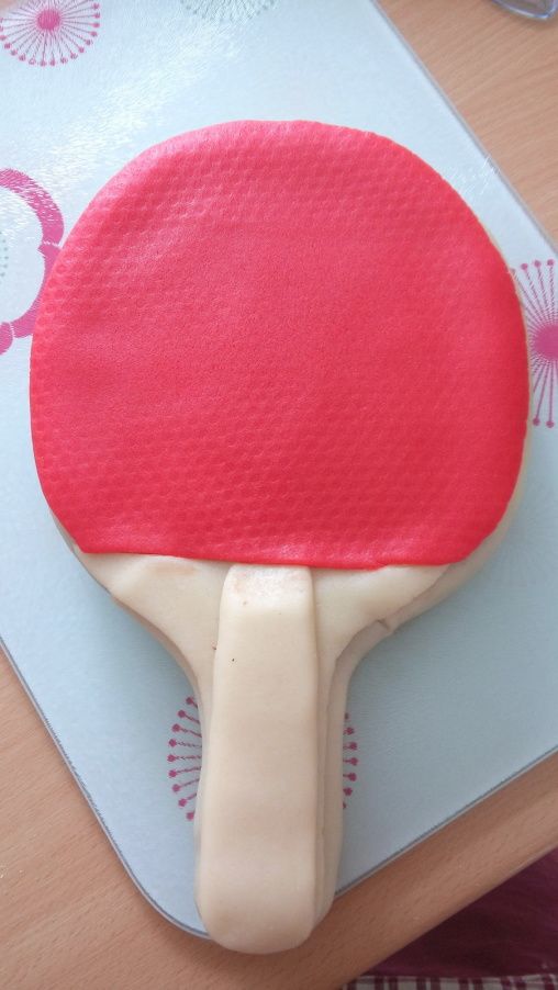 Raquette De Ping Pong Des Paillettes Dans L Assiette
