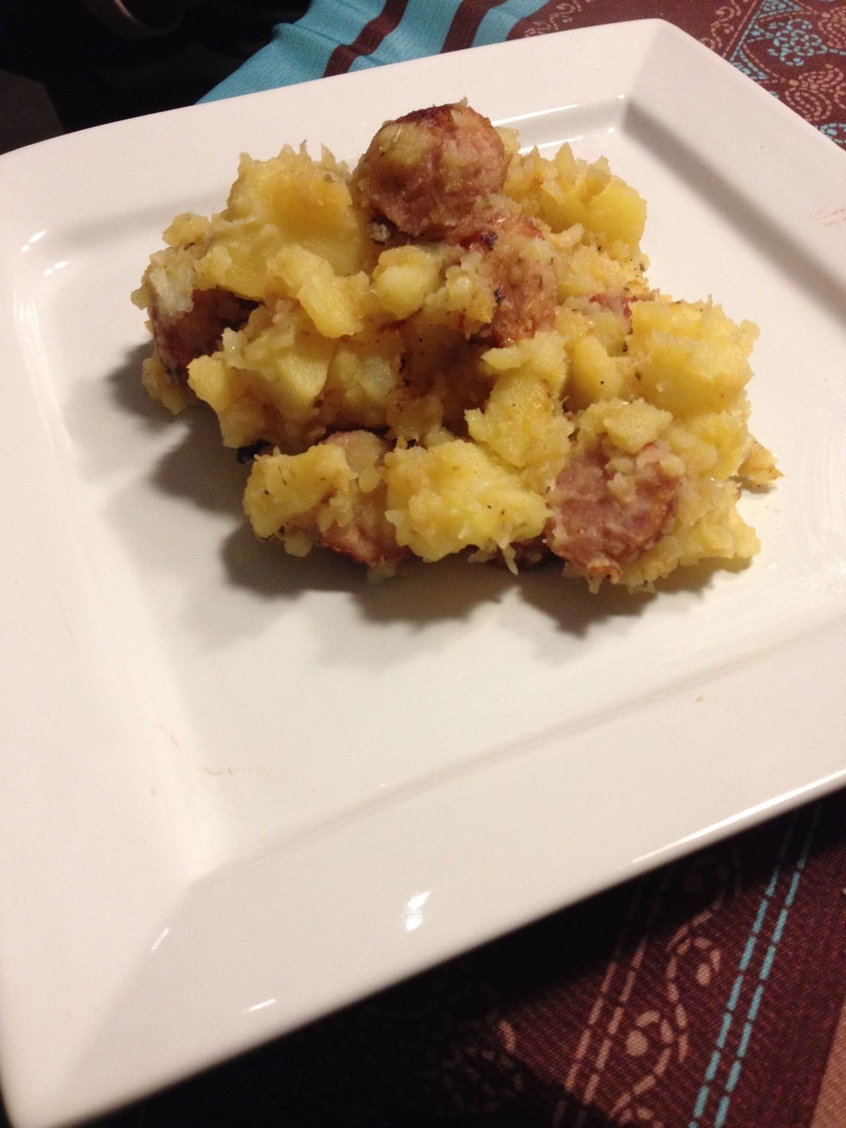 Poêlée aux Pommes de Terre et Saucisse Fumée - cococuistot.overblog.com