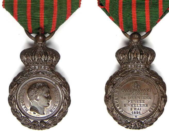 Médaille de Sainte Hélène - source Wikipédia