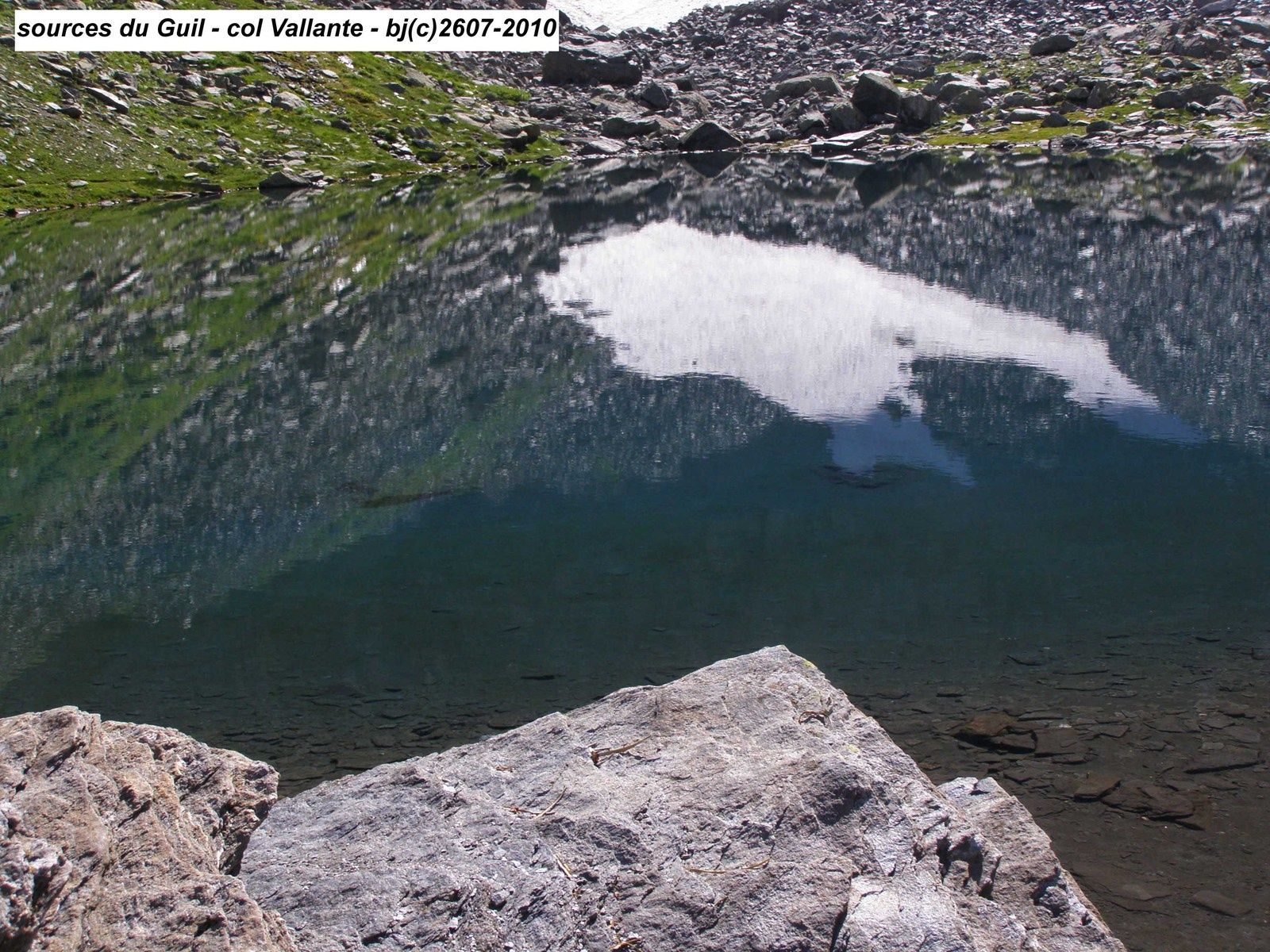 LAC LESTIO - sous les sources du Guil - QUEYRAS - réserve de Ristolas