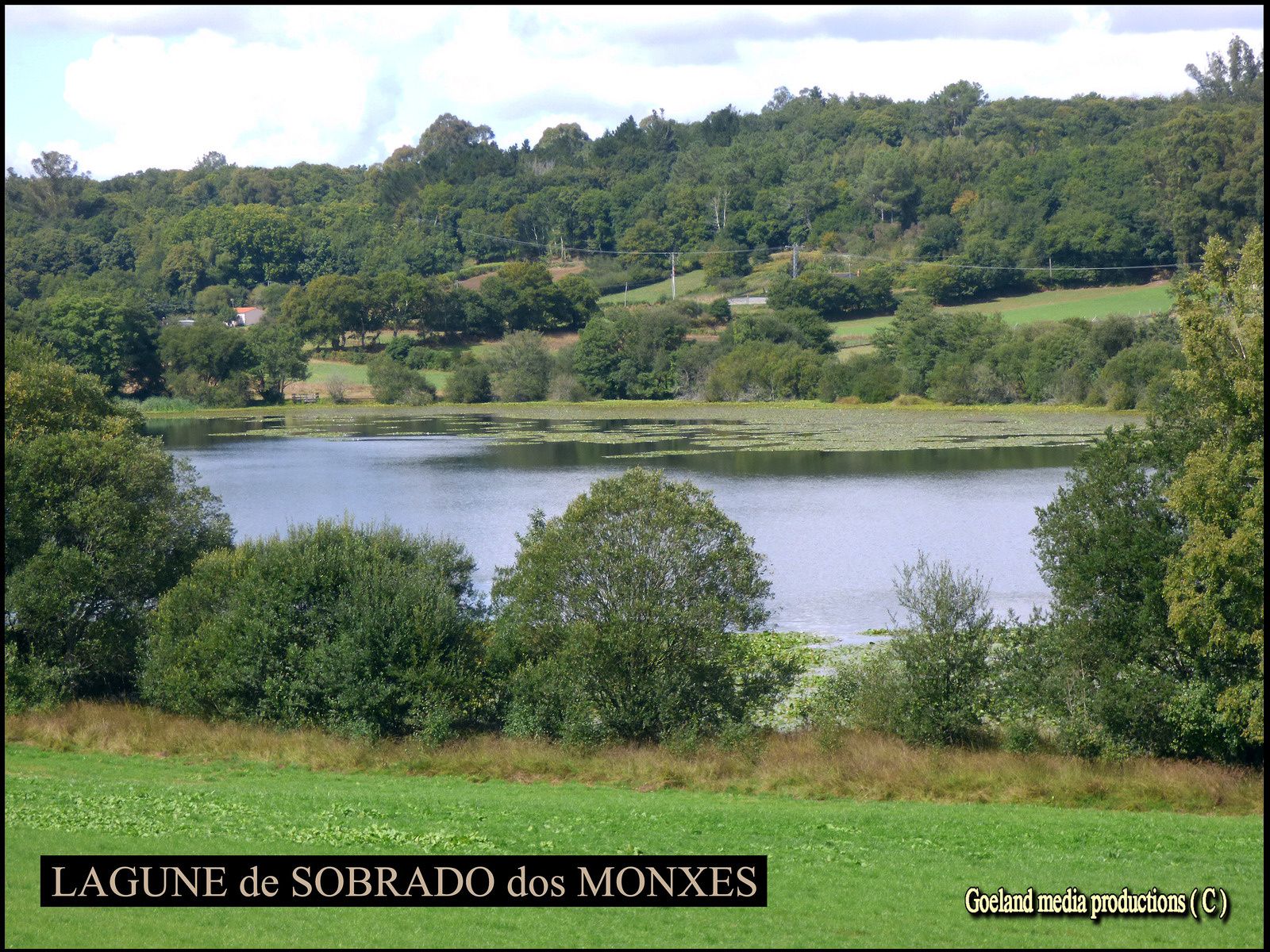 La lagune de Sobrado dos Monxes ( Galice )