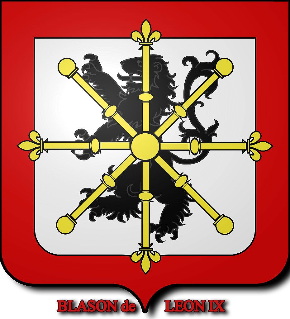 BLASON de BRUNO de DABO - PAPE LEON IX