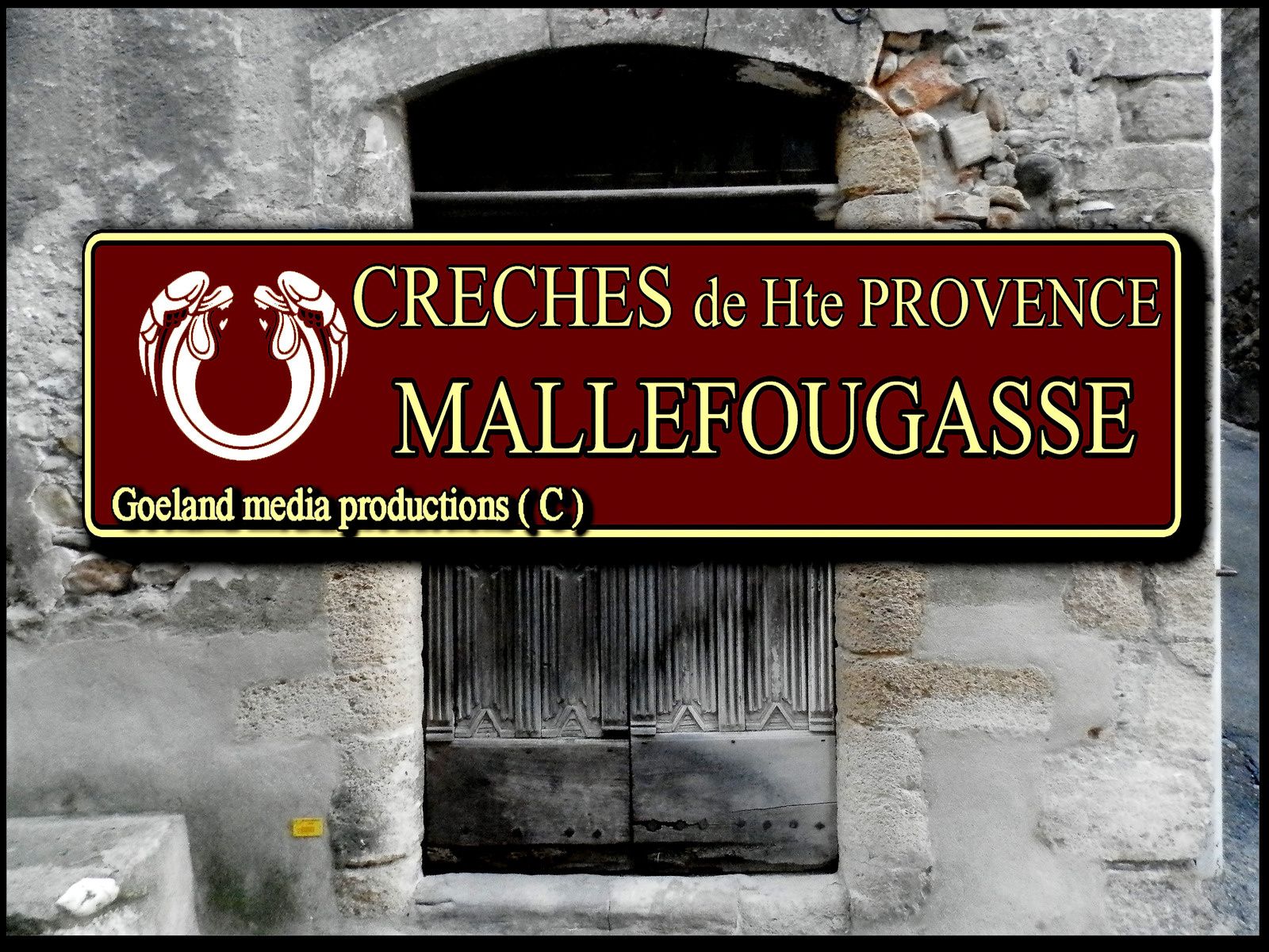 CRECHE - VILLAGE - MALLEFOUGASSE - Alpes de Haute Provence - provence