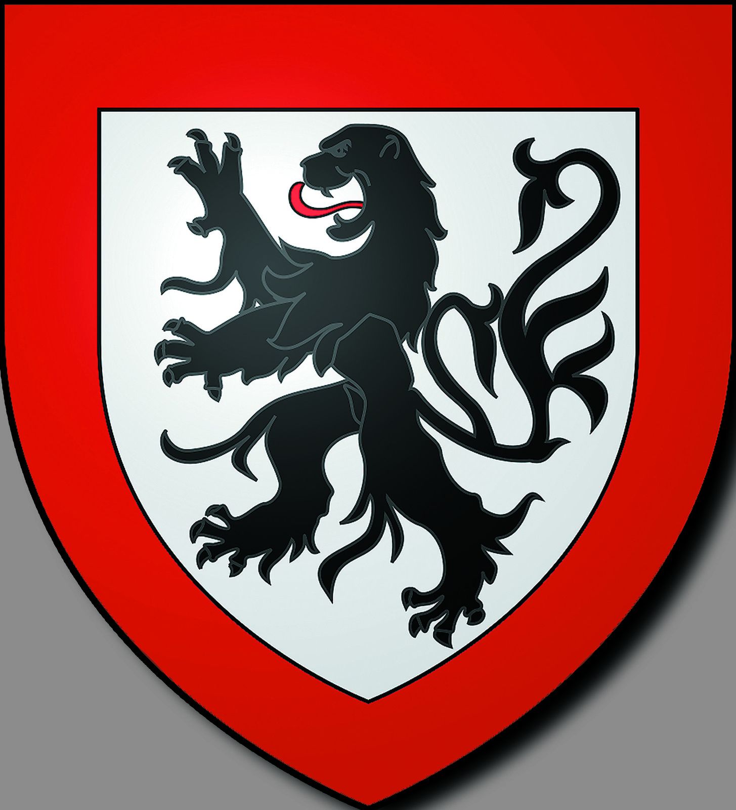 BLASON de LICHTENBERG - alsace - chateau et village 