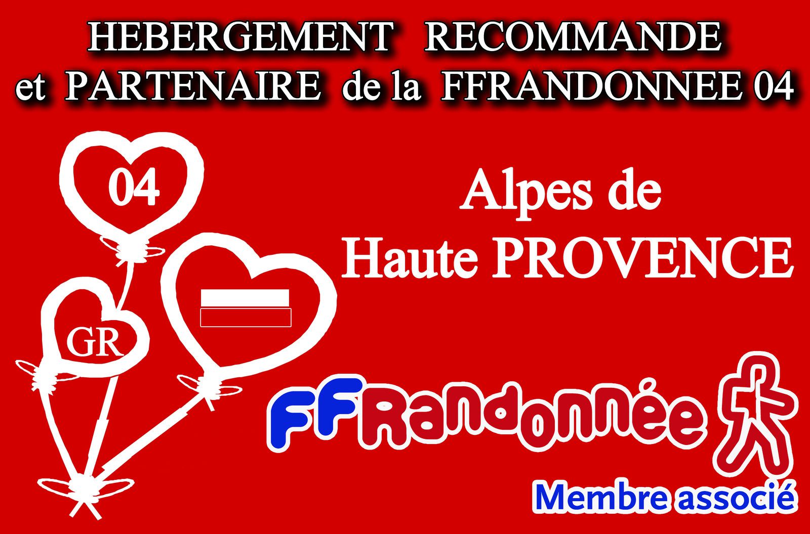 CLIQUER SUR L'IMAGE pour plus de détails - ffrandonnée 04 - hébergements