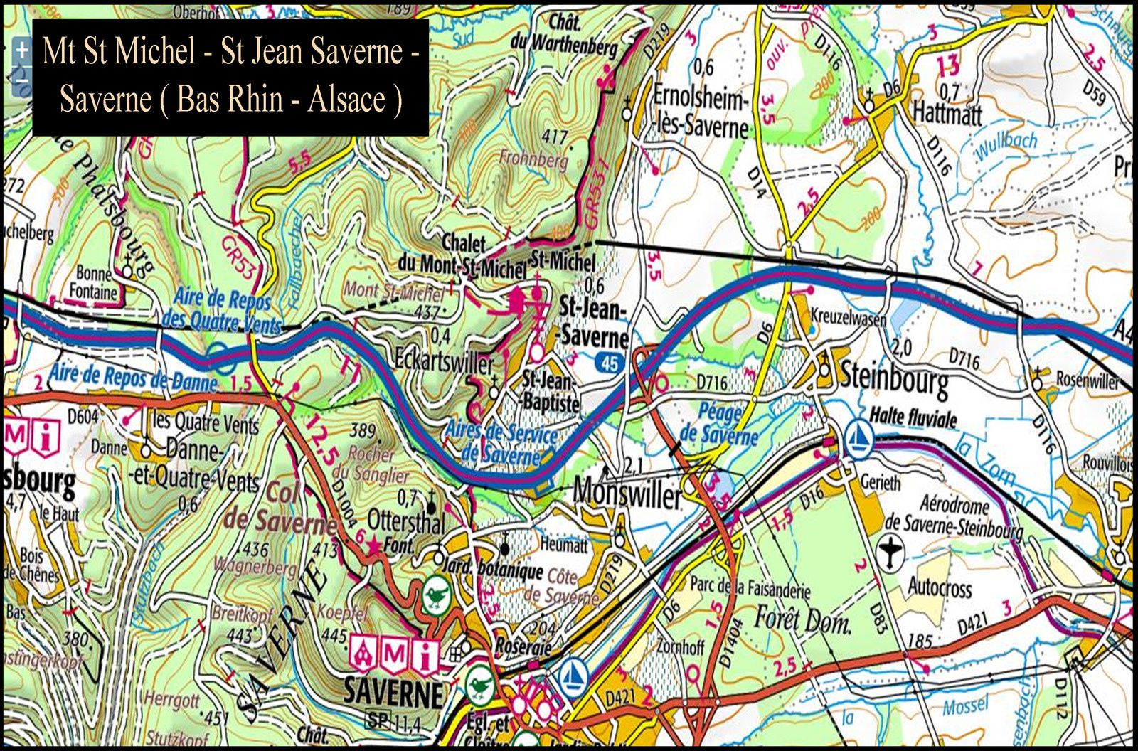 Les pays de SAVERNE - interface entre vosges , lorraine et Alsace - Gd est