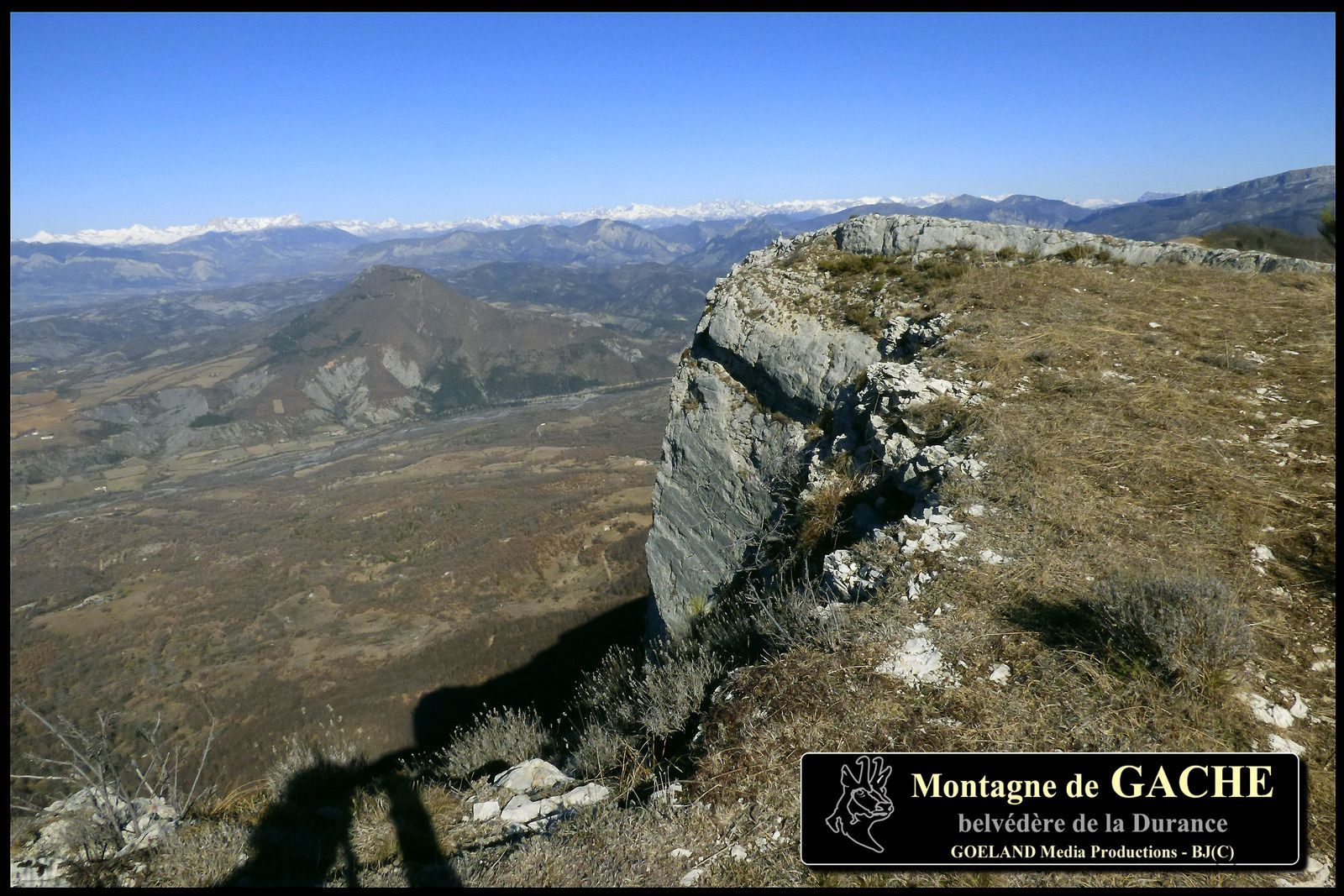 MONTAGNE de GACHE - les crêtes filant vers l'EST - alpes de haute provence