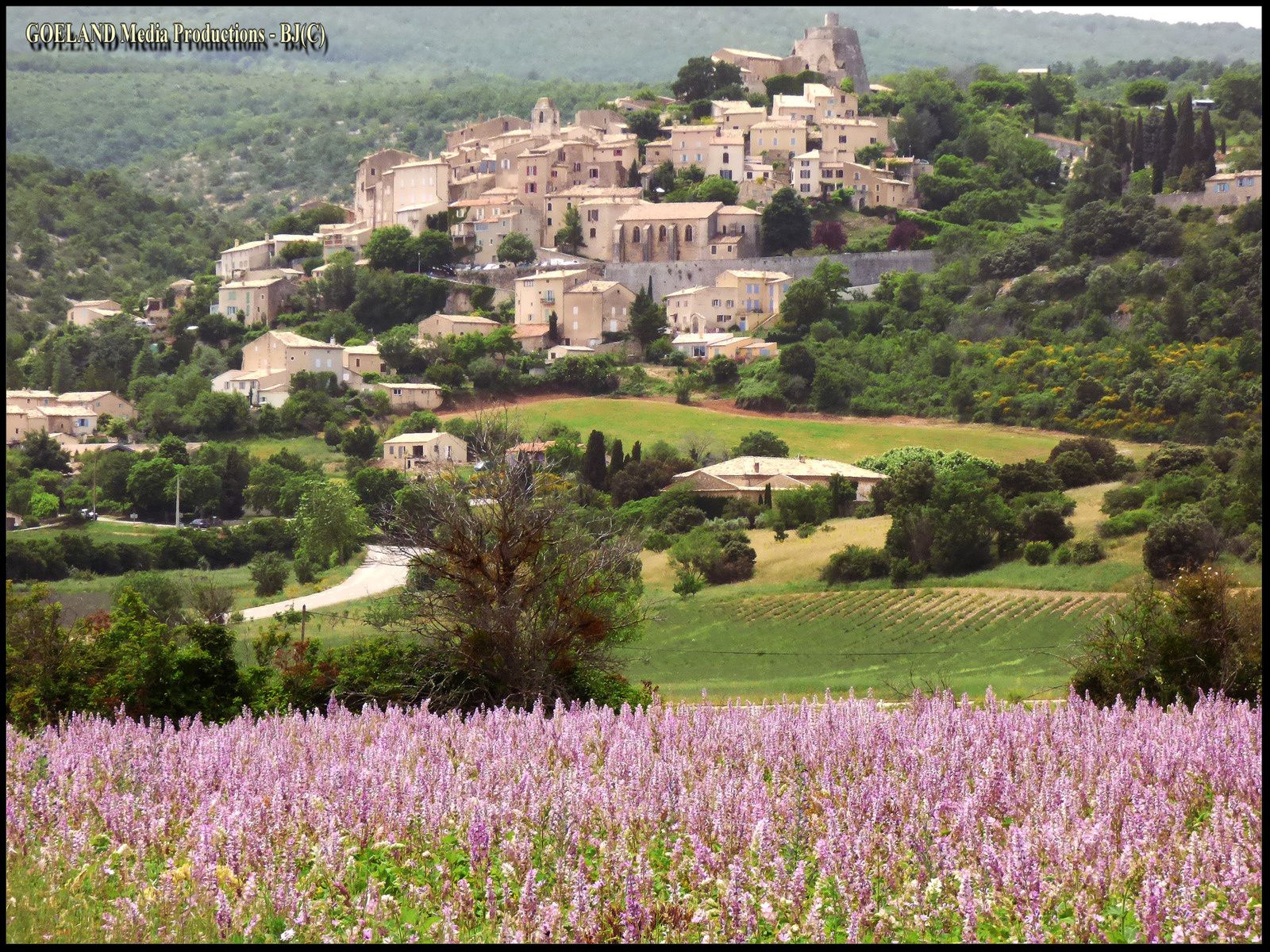 SIMIANE la ROTONDE ( Alpes de Hte Provence ) - rotonde romane - luberon