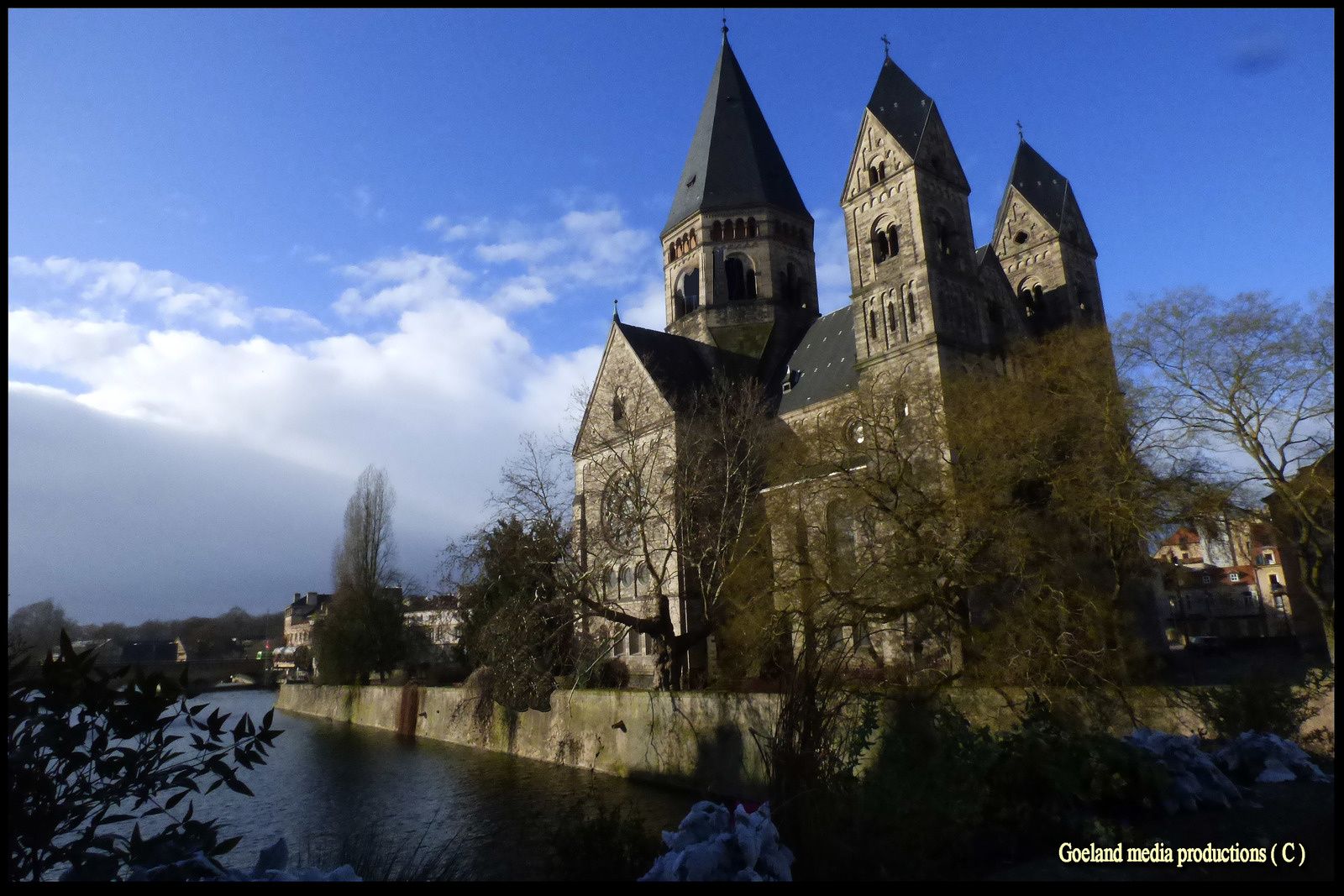 TEMPLE NEUF ( église réformée ) à METZ ( Moselle - Lorraine - Région Grand Est