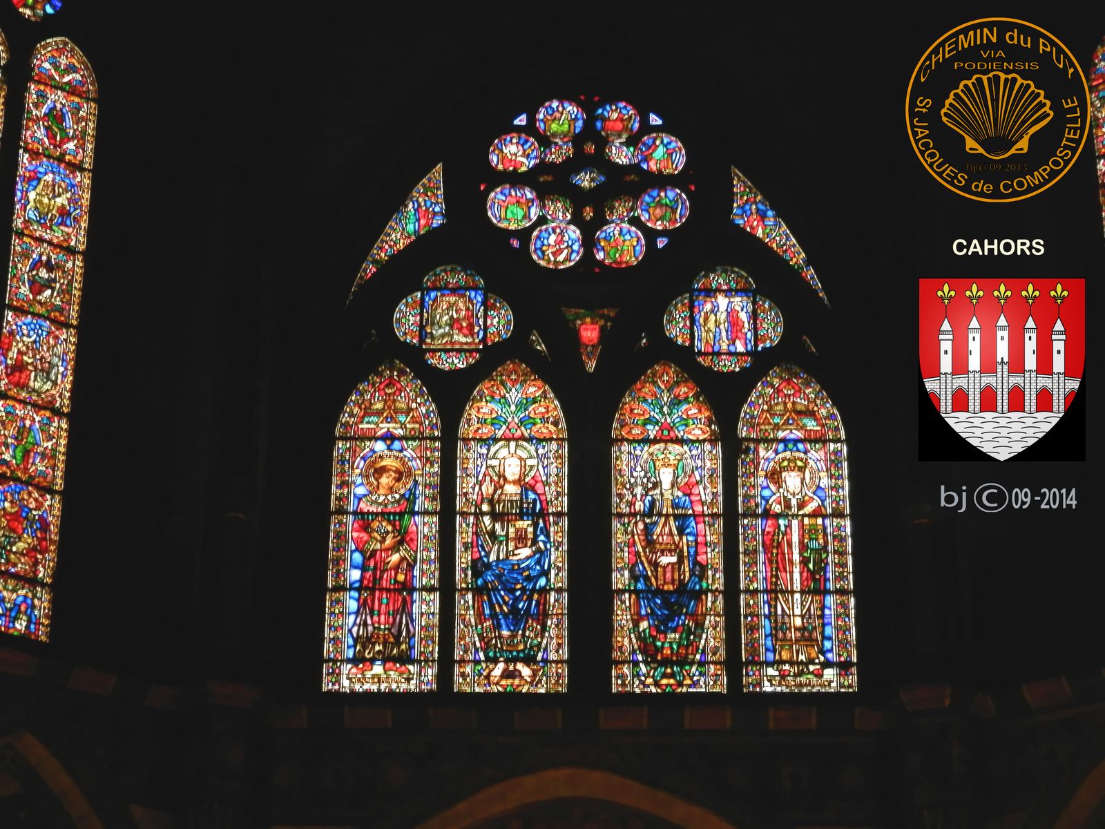 Cathédrale St Etienne de CAHORS ( Lot ) sur le Chemin du Puy vers Compostelle
