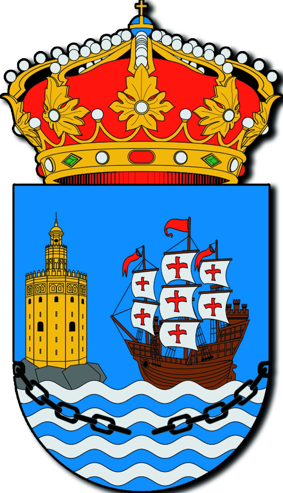 Blason de COMILLAS ( Cantabria - ESPANA ) - CAMINO del NORTE - chemin de SAINT JACQUES