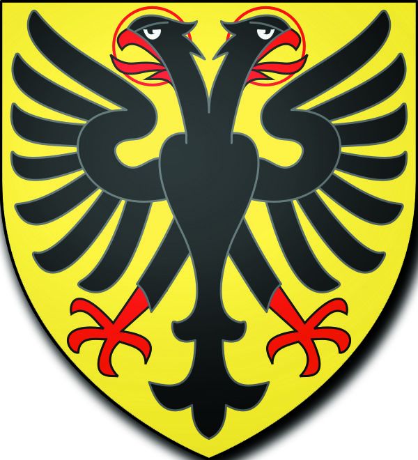 Blason du SAINT EMPIRE ROMAIN GERMANIQUE - Forteresse de Waldeck - Alsace