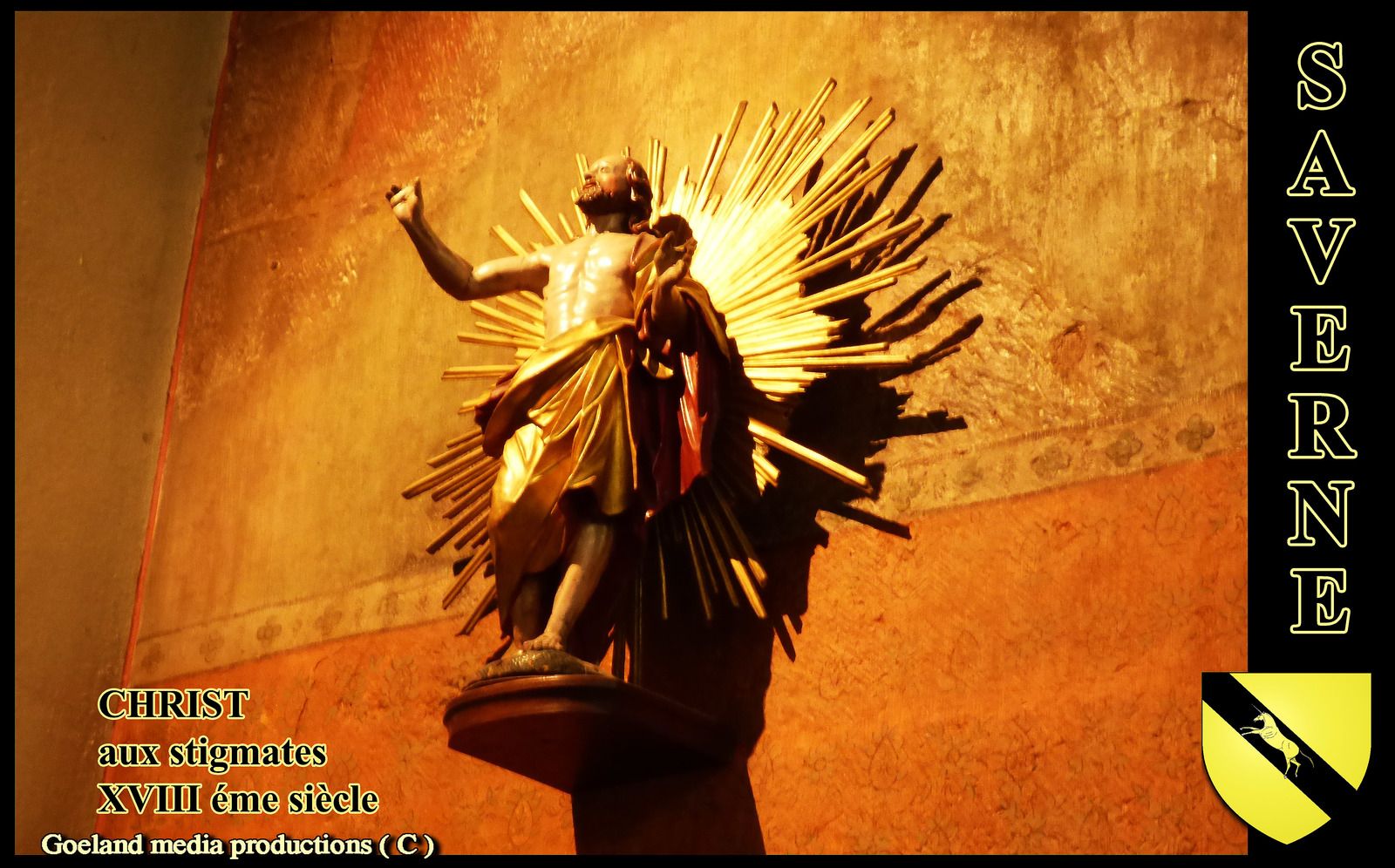 CHRIST aux STIGMATES ( Classé ) - SAVERNE ( Alsace ) - région GRAND EST