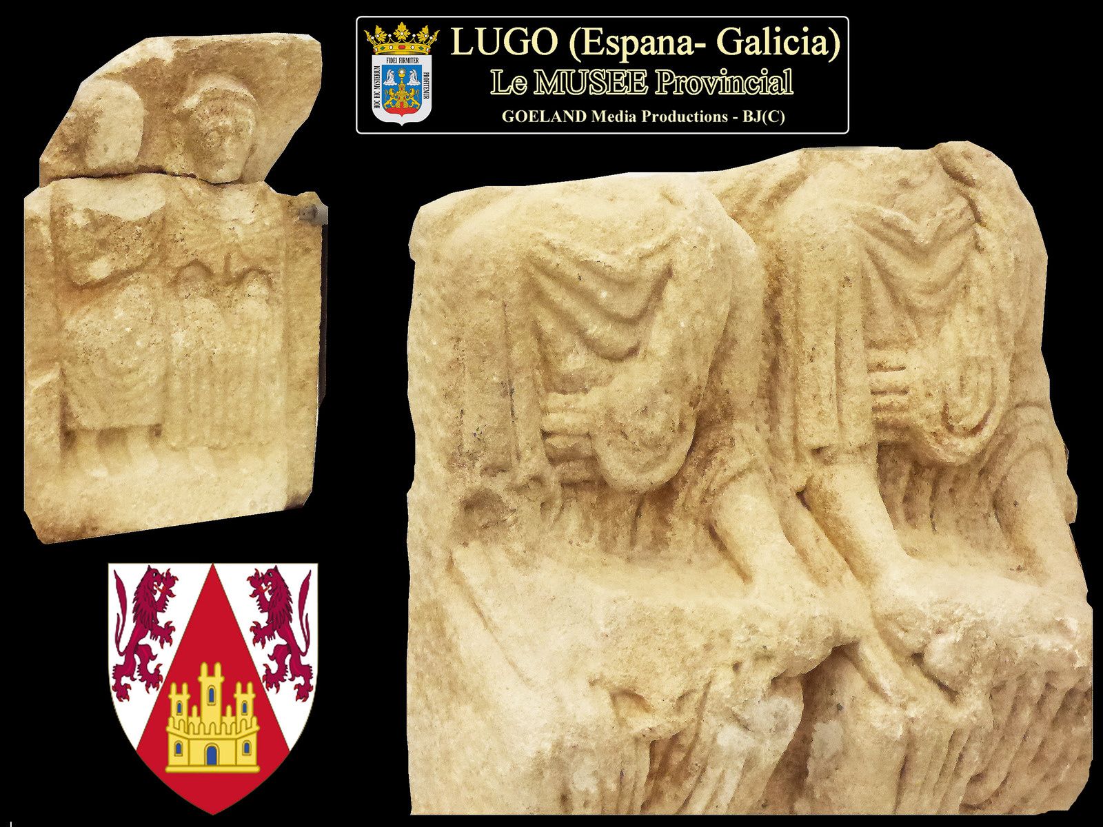SCULTURES du Ht Moyen Age -Musée de LUGO ( Galicia ) Espana
