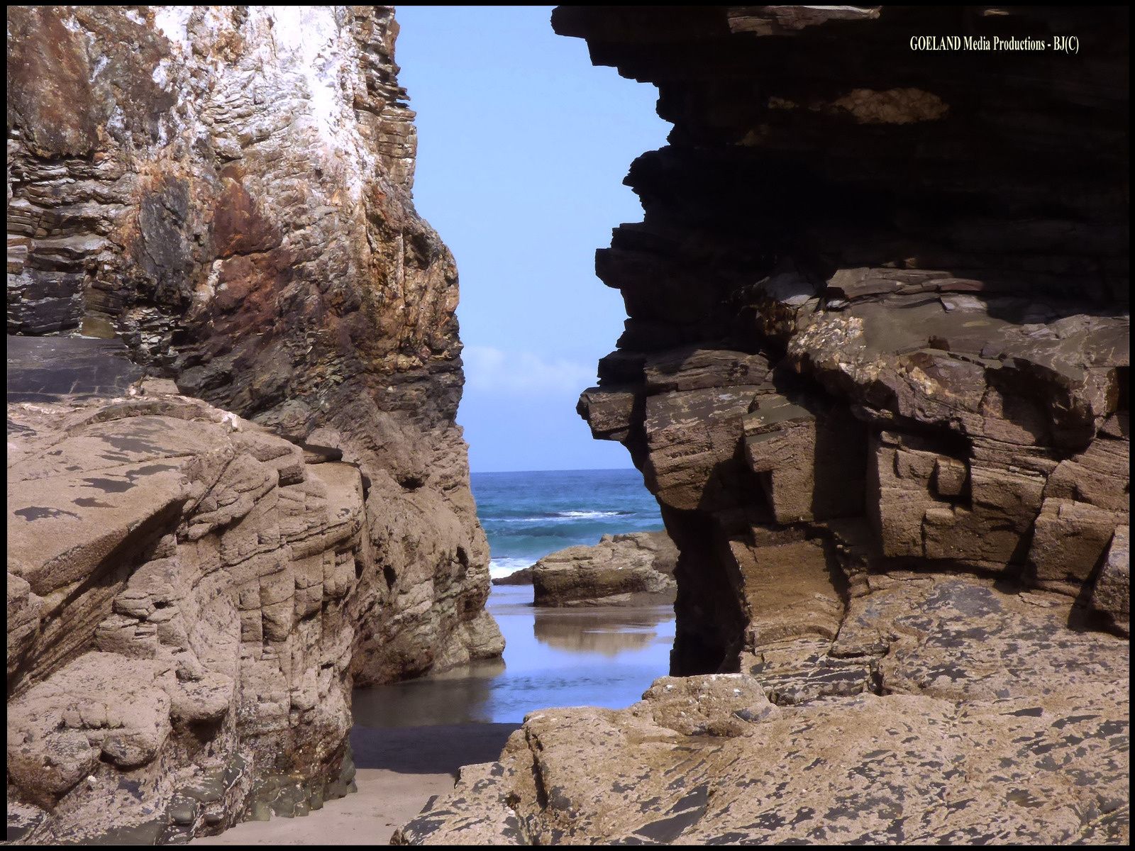 Les CATEDRAES à Ribadeo ( Galicia ) Espana