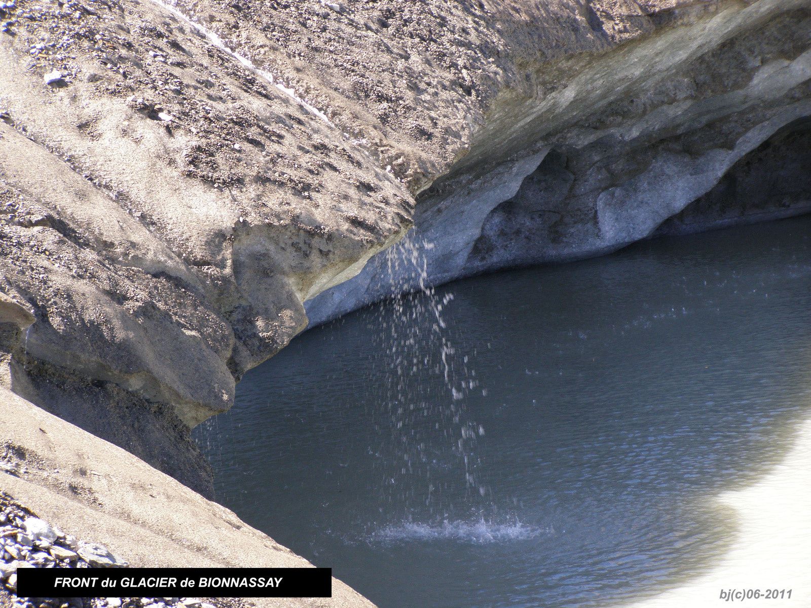 FRONT du GLACIER de BIONNASSAY ( Col Tricot ) pays du MONT BLANC