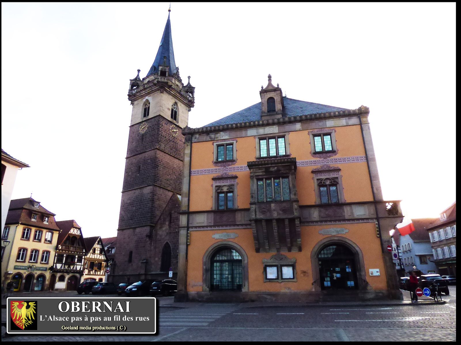 OBERNAI ( Alsace ) le spectacle des rues