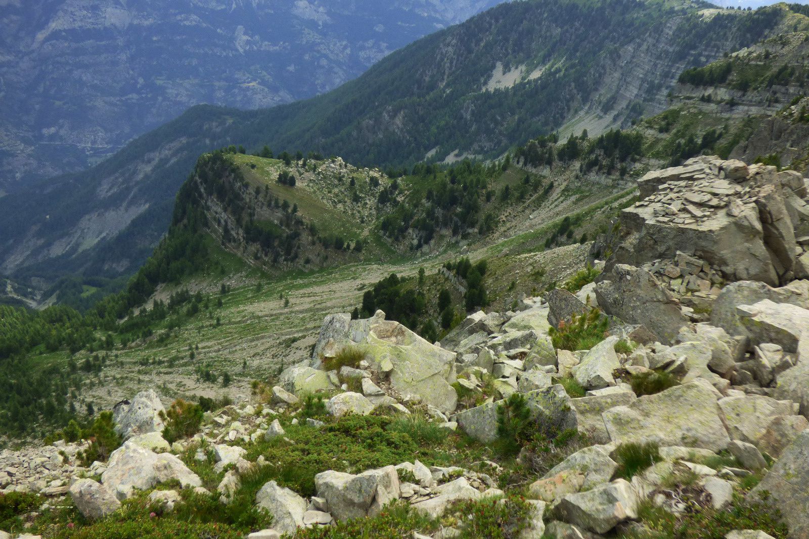 Crêtes de Dormillouse, chaîne de la Blanche, entre vallée de SEYNE et UBAYE
