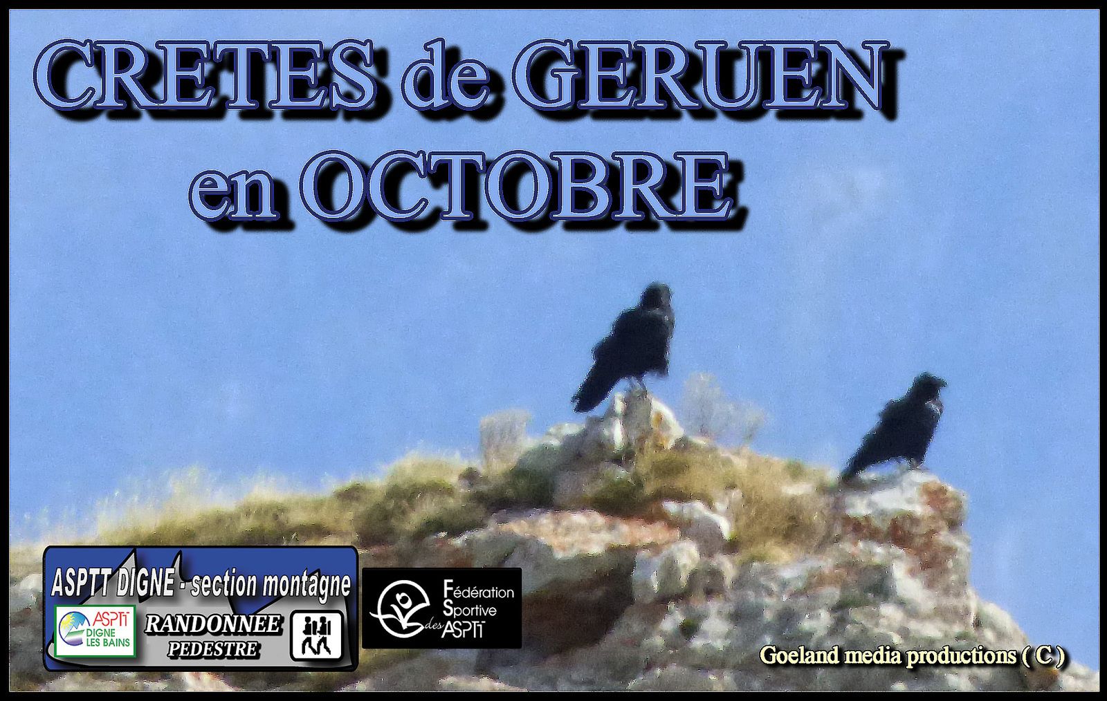PHOTOS des 16 éme RANDONNEES des ALPES PROVENCALES - Oct- 2019
