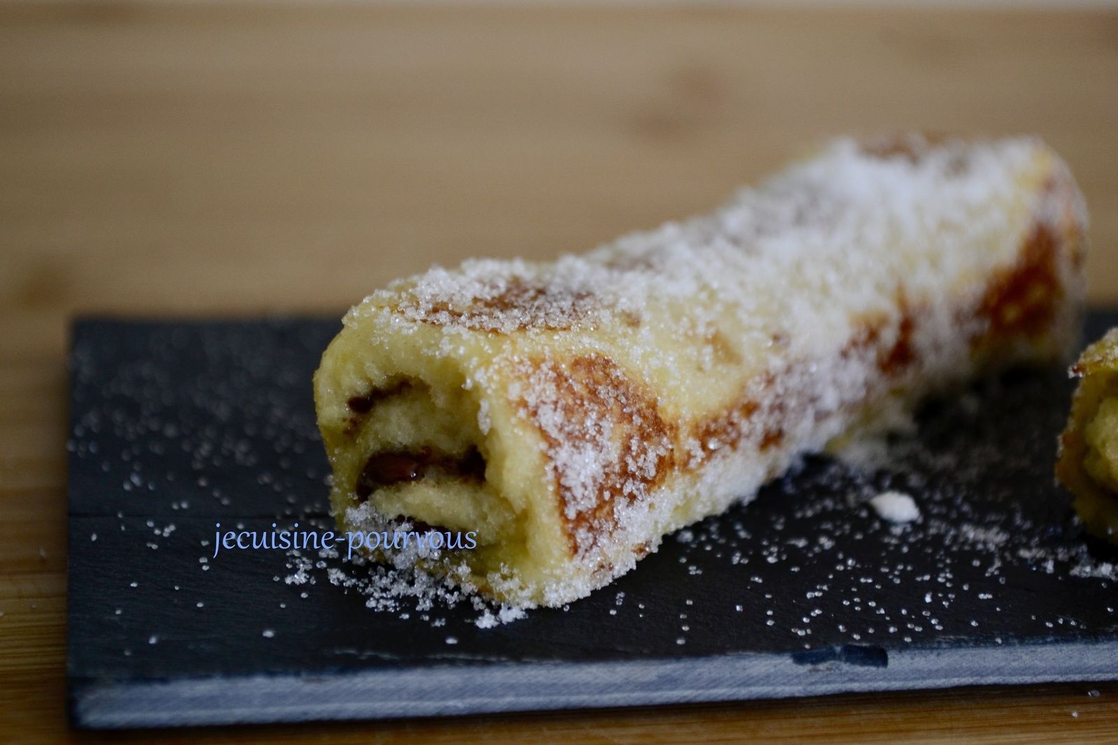 Pain De Mie Roule Au Nutella Facon Pain Perdu لم يسبق له مثيل