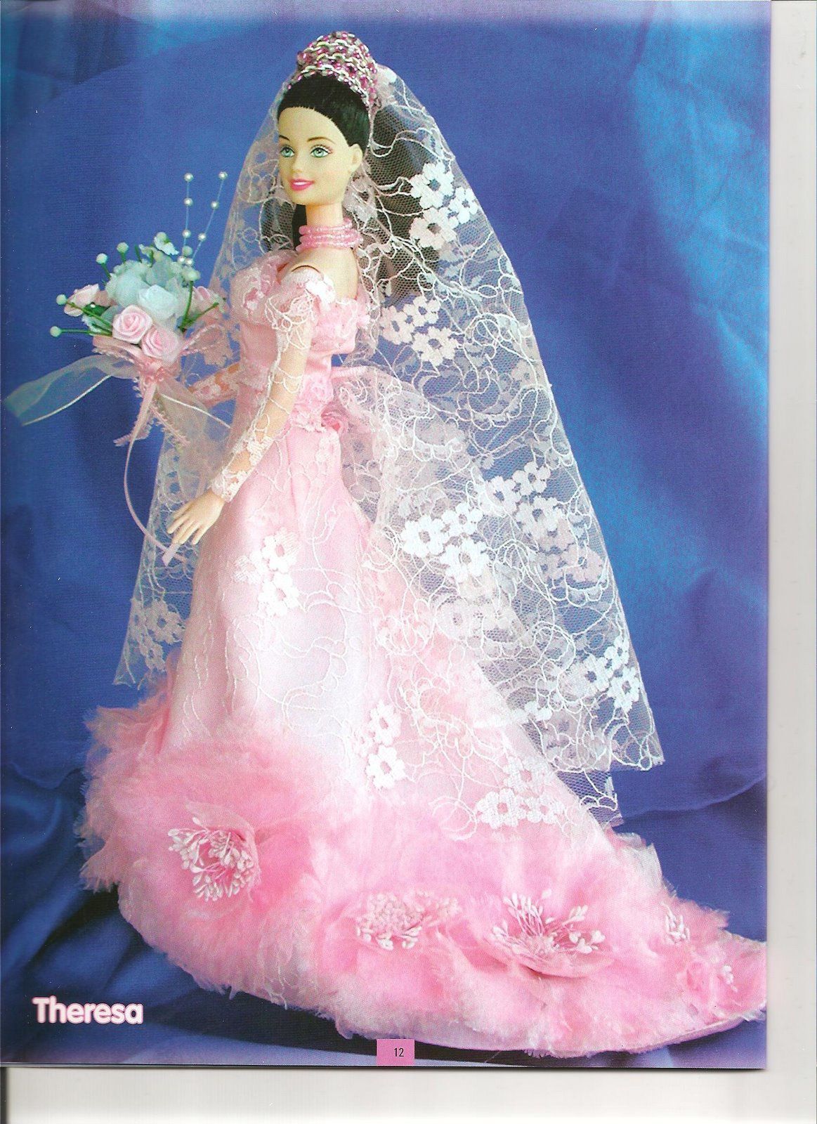 Patron robe de mariée barbie