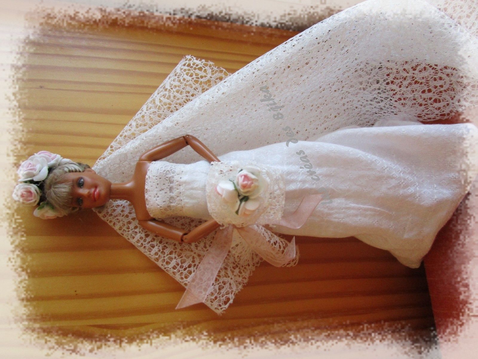modèle gratuit de robe de mariée pour Barbie