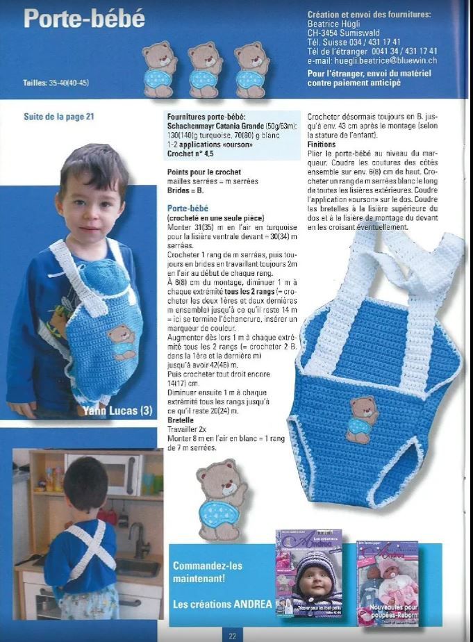 Une autre idée de cadeau pour mes princesses: un porte- bébé au crochet -  Ma boite à fils .overblog.com