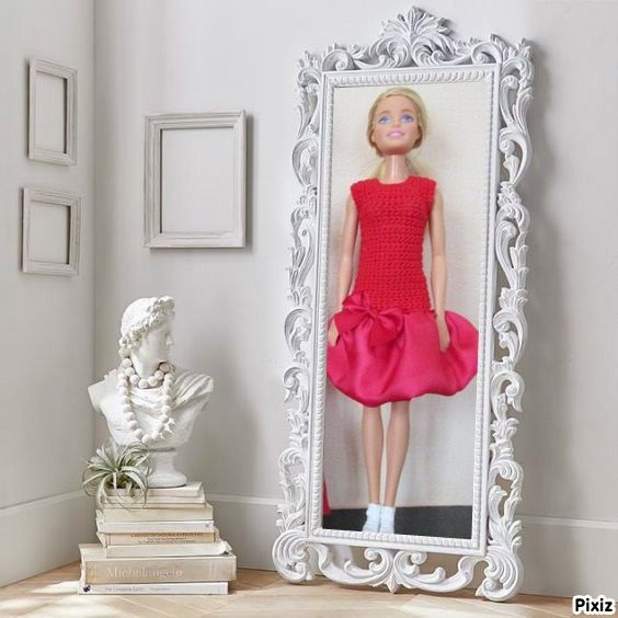 modèle gratuit robe pour Barbie 