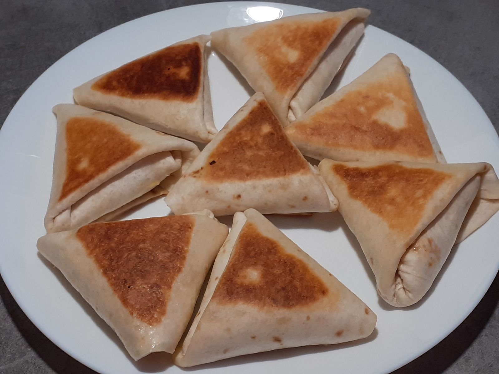 Triangles de tortillas façon croque croquemonsieur Eva dans ma cuisine